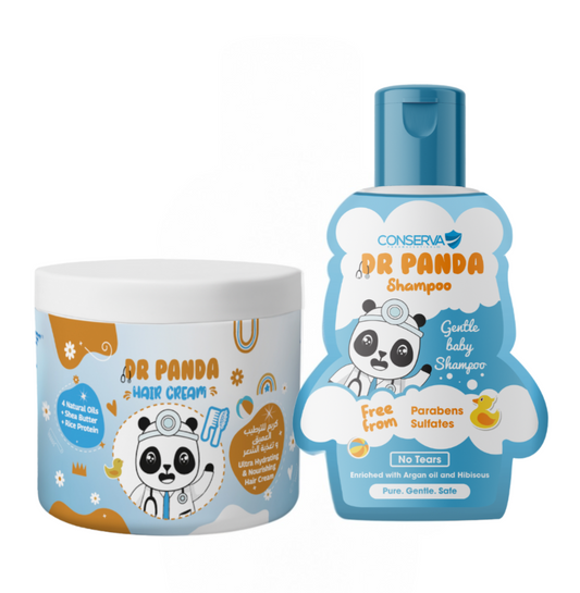 مجموعة شامبو و كريم الشعر من دكتور باندا Bundle Dr Panda Shampoo & Leave in Hair Cream