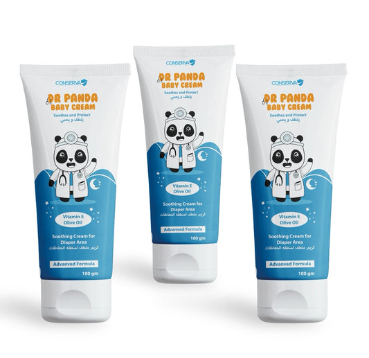 مجموعة ٣ كريم دكتور باندا للحفاظ و ترطيب الجلد Bundle of three Dr Panda Diaper Cream