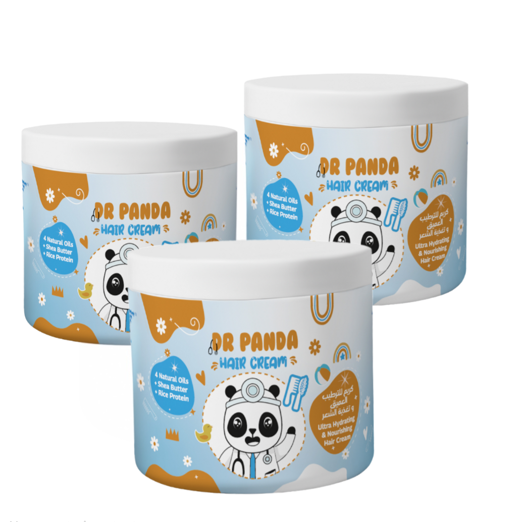 مجموعة ٣ كريم دكتور باندا للشعر Bundle 3 Dr Panda Leave in cream For Hair