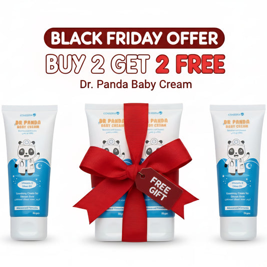 مجموعة 2+2 دكتور باندا كريم للحفاظ و ترطيب الجلد Bundle of 2+2 Dr Panda Diaper Cream .