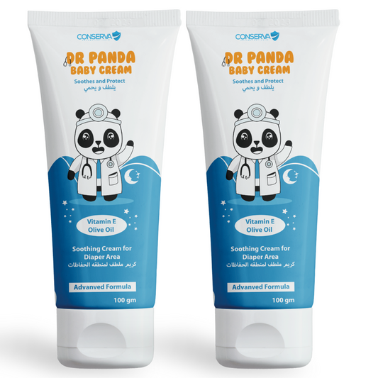 مجموعة 2 دكتور باندا كريم للحفاظ و ترطيب الجلد Bundle of two Dr Panda Diaper Cream